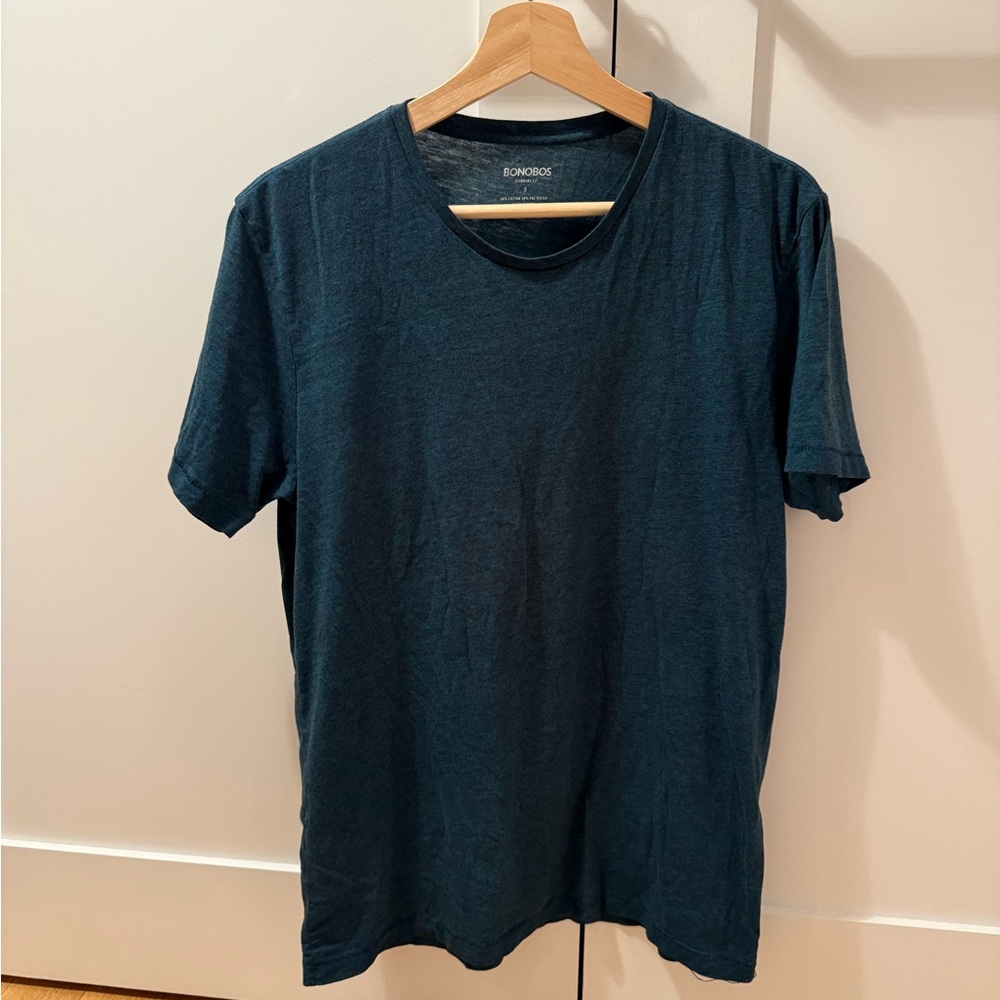 Bonobos Men's Dark Teal Short Sleeve Tee